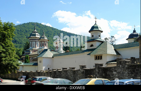 the Sinaia Monastery, a monastery located in Romania Stock Photo