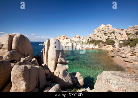 Bay of Capo Testa near Santa Teresa Gallura, Sardinia, Italy Stock Photo