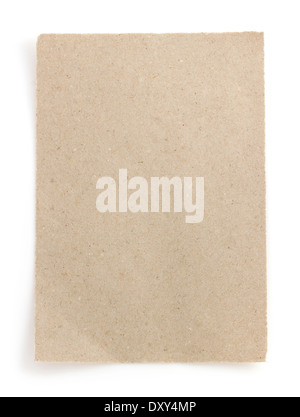 ragged paper isolated on white background Stock Photo