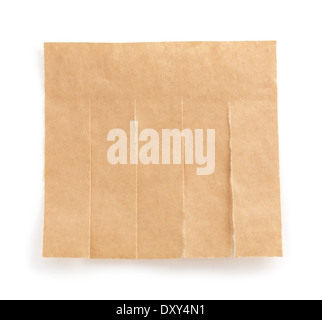 note paper isolated on white background Stock Photo