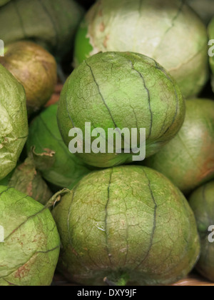 Fresh Tomatillos Stock Photo