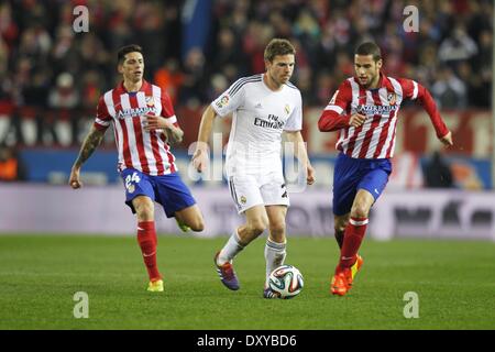 Madrid, Spain. 11th Feb, 2014. Asier Illarramendi (Real) Football/Soccer : Spanish 'Copa del Rey' match between Atletico de Madrid and Real Madrid, at the Vicente Calderon Stadium in Madrid, Spain . © AFLO/Alamy Live News Stock Photo