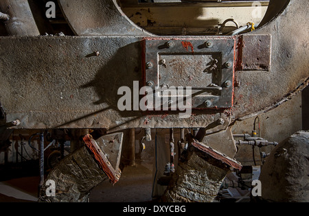 Dirty Gritty Industrial Oven Vent Stock Photo