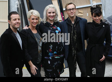 Celebrities at the ITV studios Featuring: Lee Latchford-Evans,Faye Tozer,Claire Richards,Ian Watkins aka H,Lisa Scott-Lee,Steps Where: London England When: 16 Nov 2012 Stock Photo