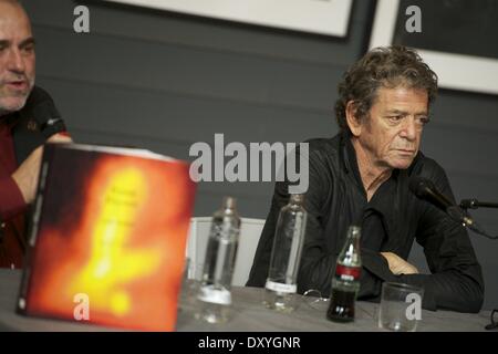 Exhibit of singer Lou Reed's photography at the Matadero Featuring: Lou Reed Where: Madrid Spain When: 16 Nov 2012 Stock Photo