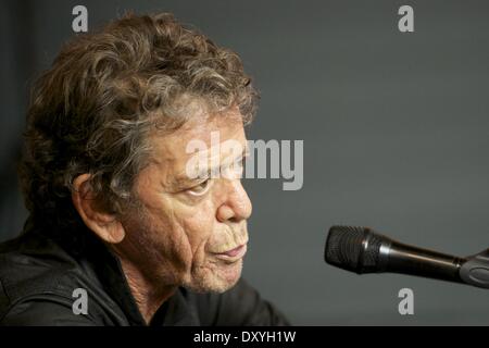 Exhibit of singer Lou Reed's photography at the Matadero Featuring: Lou Reed Where: Madrid Spain When: 16 Nov 2012 Stock Photo