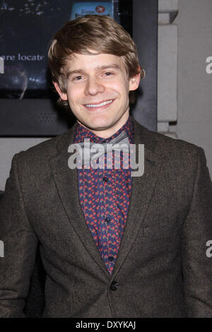 The premiere of 'A Christmas Story The Musical’ at the Lunt-Fontanne Theatre – Arrivals Featuring: Andrew Keenan-Bolger Where: New York United States When: 19 Nov 2012 Stock Photo