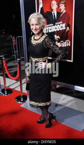 Premiere of 'Hitchcock' at the Academy of Motion Picture Arts and Sciences Samuel Goldwyn Theater - Arrivals Featuring: Hellen Mirren Where: Beverly Hills California When: 20 Nov 2012 Stock Photo