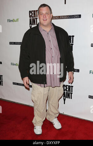The Los Angeles premiere of 'Certainty' at Laemmle Music Hall - Arrivals Featuring: Billy Gardell Where: Los Angeles California USA When: 27 Nov 2012 Stock Photo