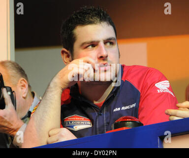 Motorcycle Live 2012 at the NEC Featuring: Michael Dunlop Where: Birmingham England When: 02 Dec 2012 Stock Photo