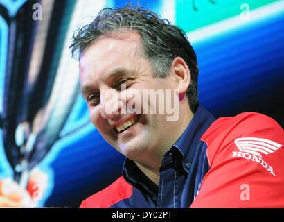 Motorcycle Live 2012 at the NEC Featuring: Michael Rutter Where: Birmingham England When: 02 Dec 2012 Stock Photo