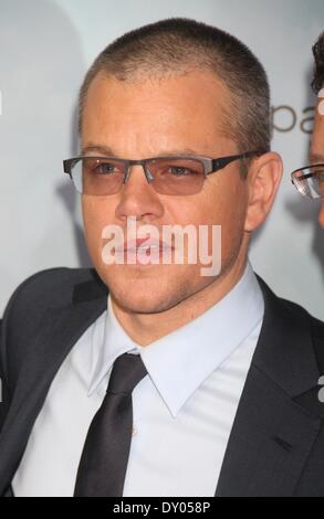 New York Premiere of 'Promised Land' at AMC Loews Lincoln Square Featuring: Matt Damon Where: New York City New York United States When: 04 Dec 2012 Stock Photo