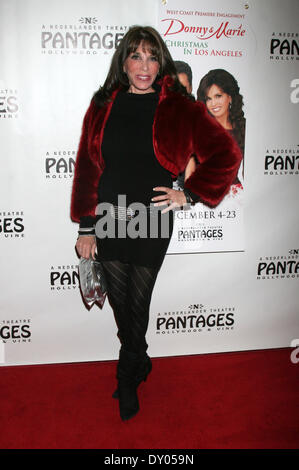 Donny & Marie Osmond's Christmas show at the Pantages Theater Featuring: Kate Linder Where: Los Angeles California United States When: 04 Dec 2012 Stock Photo