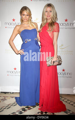 Honored at a Gala Dinner Benefiting the European School of Economics Scholarship Program at Ciprani E.42st Featuring: Paris Hilton,Nicky Hilton Where: New York City New York USA When: 05 Dec 2012 Stock Photo