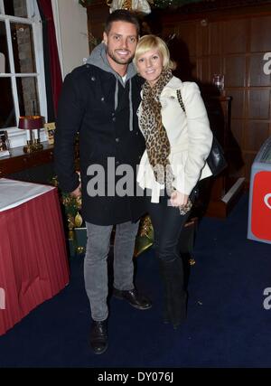 Opening night of the Gaiety Panto 'Cinderella 2012' Featuring: Keith Duffy Lisa Duffy Where: Dublin Ireland When: 05 Dec 2012 Stock Photo