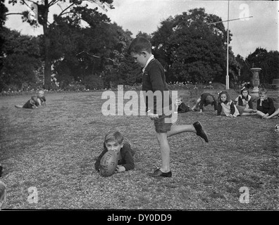 Children at play, Dalwood Homes, Balgowlah, 20 July 1941, by Sam Hood Stock Photo