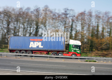 Intermodal Multimodal shipping container road - rail interchange depot ...