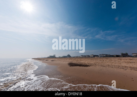 Great Yarmouth beach sea sand beach Stock Photo