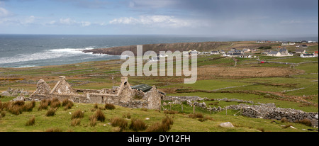 Ireland, Co Donegal, Gweedore, Meenalough, The Bloody Foreland, panoramic Stock Photo