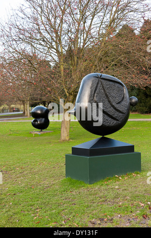 Sculptures by Joan Miro at The Yorkshire Sculpture Park West Bretton Wakefield England United Kingdom UK Stock Photo