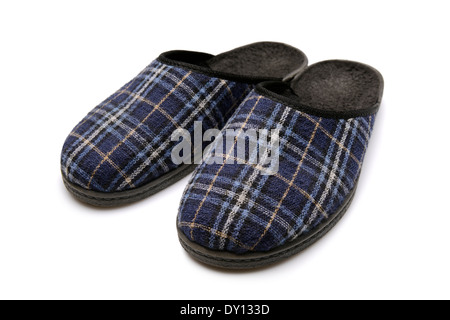 Pair of Slippers, Cut Out. Stock Photo