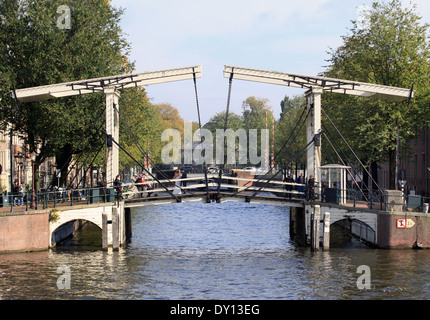 canal bridge amsterdam netherlands europe alamy