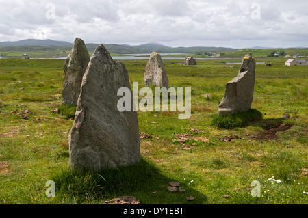 Calanais III stone circle, Callanish, Isle of Lewis, Western Isles, Scotland, UK. Stock Photo