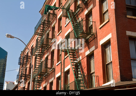 external stairs in New York Stock Photo