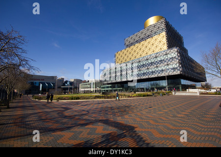 Birmingham Library Repertory Theatre and Symphony Hall Birmingham England Stock Photo