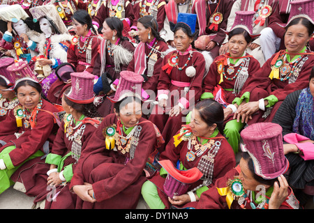 Leh, Ladakh, India. Ladakh Festival. Stock Photo