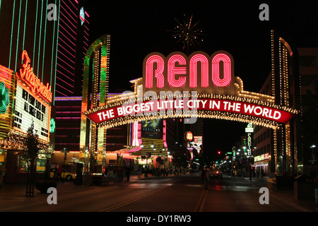 Reno, Nevada. The self-proclaimed biggest little city in the world photo by Jen Lombardo Stock Photo