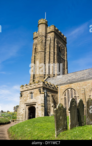 All Saints Church in the village of Thurlestone, Devon. PRESS ...