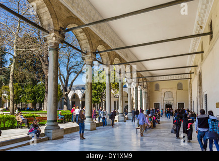 Former Pavilion of Mehmet II housing the Imperial Treasury, the Third Court, Topkapi Palace (Topkapi Sarayi), Istanbul,Turkey Stock Photo