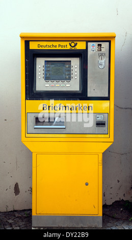 German postage stamp dispensing machine Stock Photo