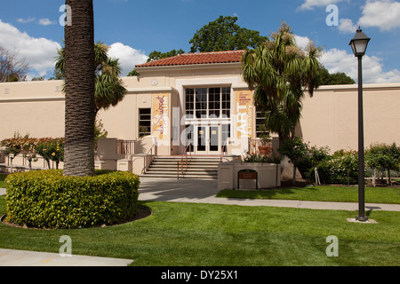 The DeSaisset Art gallery located on Santa Clara University Stock Photo