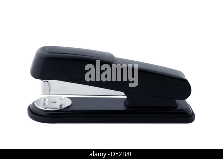 Black professional stapler isolated on white background Stock Photo