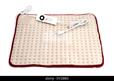 a heating pad on a white background Stock Photo