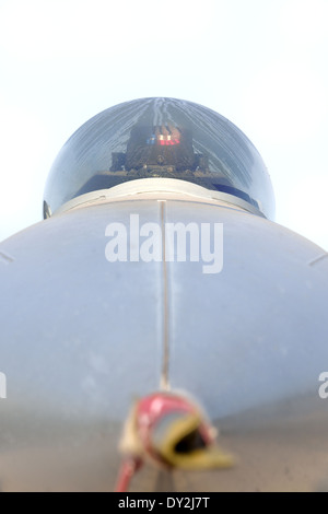 Front view of F-16 Fighting Falcons, block 50, Chilean Air Force Stock Photo