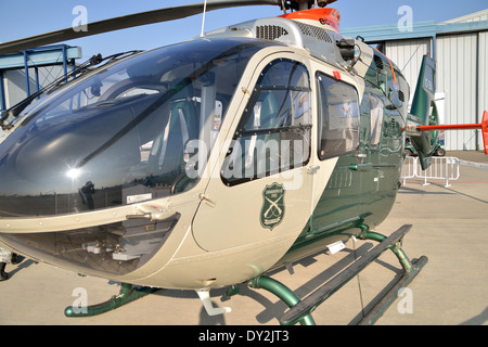 Police Helicopter, eurocopter EC135 Carabiniers of Chile (carabineros de chile), Stock Photo