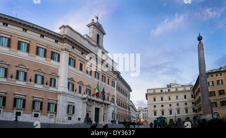The Italian parliament in Rome, Italy Stock Photo