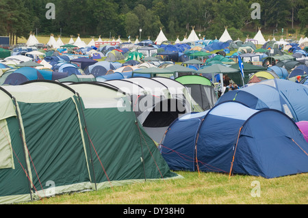 Festival campsite at Belladrum Tartan Heart in Inverness, Scotland ...