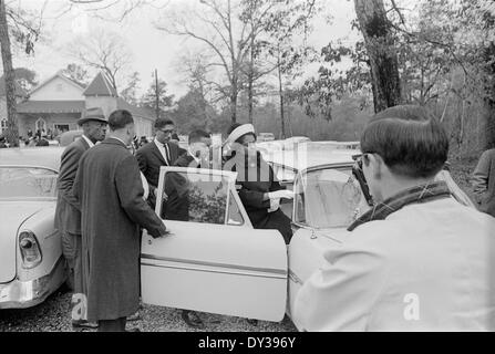 Dahmer, funeral, January 1966 Stock Photo