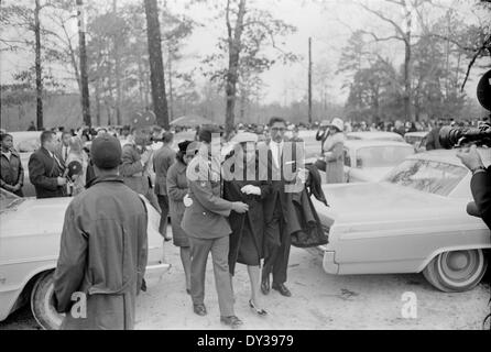 Dahmer, funeral, January 1966 Stock Photo