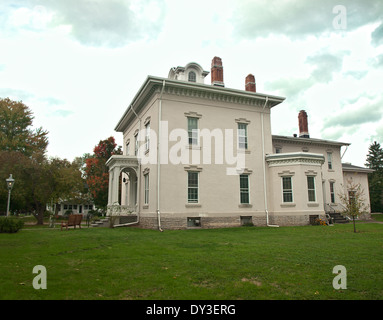 well maintained old Victorian mansion Stock Photo