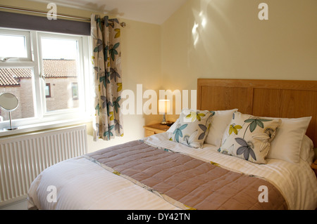 Bedroom in B&B UK Stock Photo