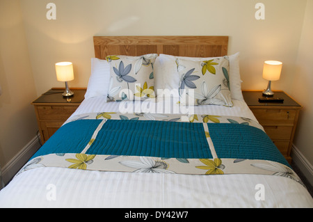 Bedroom in B&B UK Stock Photo