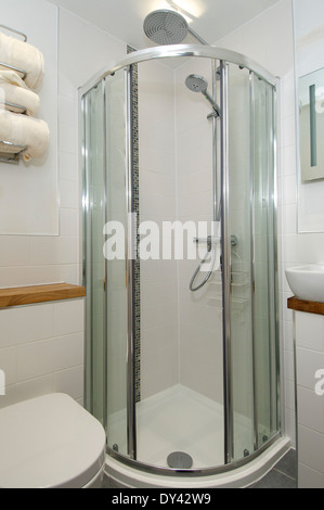 Environmental Shower in B&B, UK Stock Photo