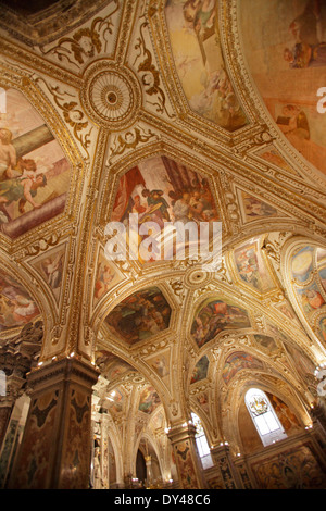 The Crypt of St. Andrew at Amalfi Cathedral, Amalfi, Italy Stock Photo