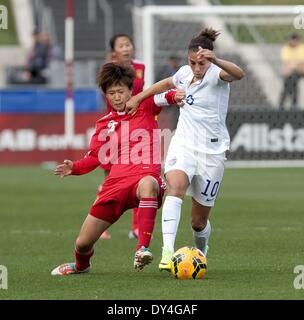 Commerce City, Colorado, USA. 6th Apr, 2014. Team USA MF RACHEL VAN ...