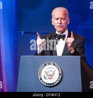 March 21, 2013 - Los Angeles/Downtown, California, U.S - U.S. Vice President JOE BIDEN spoke at the Human Rights Campaign Los Angeles Gala Dinner on Saturday, March 22, 2014 at the JW Marriott Los Angeles. (Credit Image: © David Bro/ZUMAPRESS.com) Stock Photo